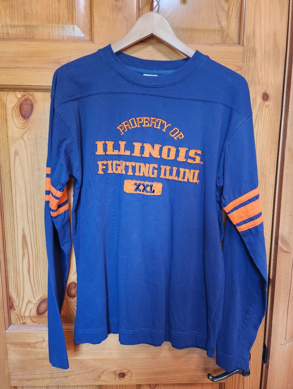 Crown USA Sport Fighting Illini L/S Jersey , Size M